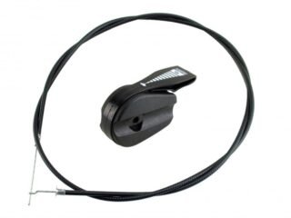 Lawnmower Universal 57.5" Throttle Cable & Lever
