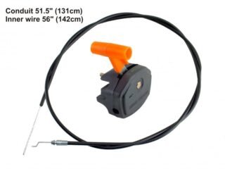 Lawnmower Universal 56" Throttle Cable & Lever