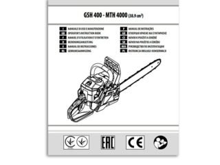 Oleo-Mac GSH 400 MTH 4000 Instruction Book Printed Manual