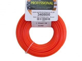 Strimmer Brushcutter Nylon Line / Cord 3mm x 15m - Orange