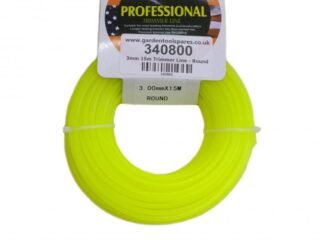 Strimmer / Brushcutter Nylon Line / Cord 3mm x 15m - Yellow