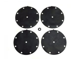 4X TATRA 613 Fuel Pump Diaphragm / Petrol Pump Membrane Set