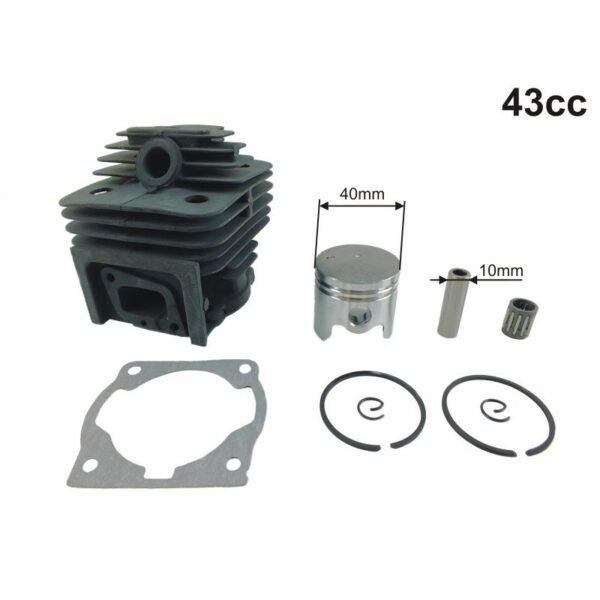120600_3.jpg 43CC Strimmer 40mm Cylinder & Piston Kit