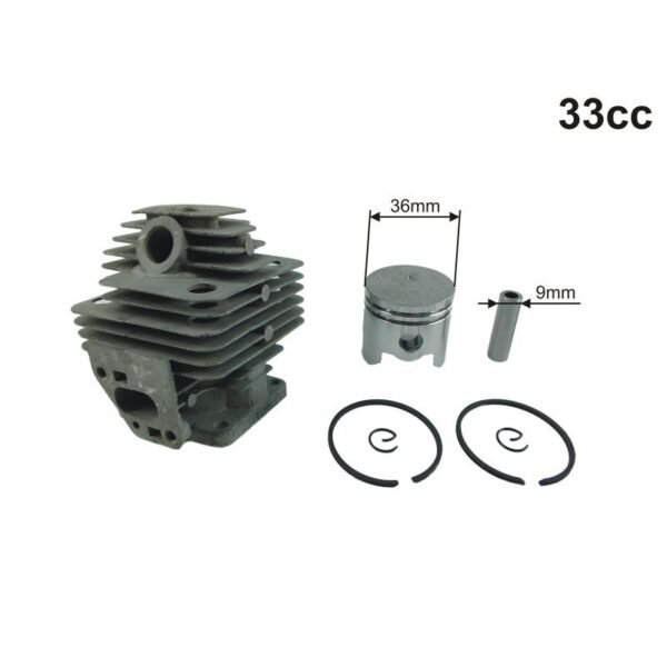 33CC STRIMMER 36MM CG330 CG330A CG330B CG330K 1E36F 1E36F-2 Cylinder & Piston Kit