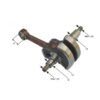 43CC 52CC Strimmer Brushcutter Crankshaft