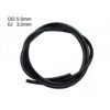 1M Black Fuel Pipe 3.0mm ID / 5.5mm OD to Fit Various Strimmer, Hedge Trimmer & Chainsaw