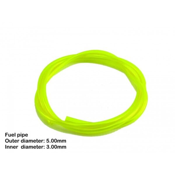 1M Yellow Fuel Pipe 3.0mm ID / 5.0mm OD Fits Various Strimmer, Hedge Trimmer & Chainsaw