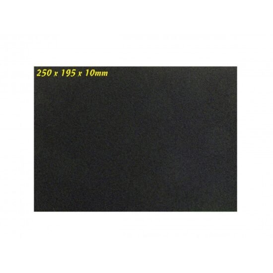 Universal Vacuum Cleaner Foam Filter 250 x 195 x 10MM