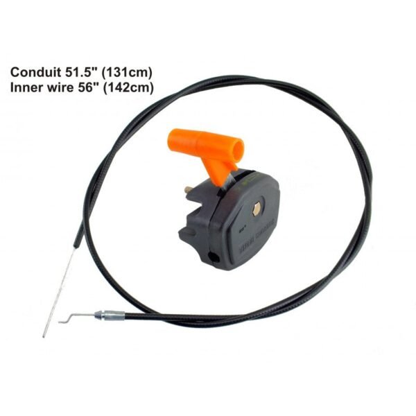 Lawnmower Universal 56" Throttle Cable & Lever