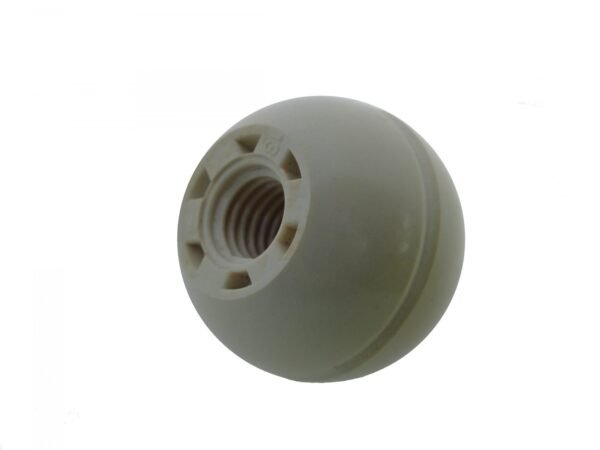 Lawnmower Universal 25mm M8 Lever Ball / Knob - White