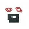 500611_2.jpg 33CC CG330 Strimmer Exhaust Muffler & Carburettor Gasket Set