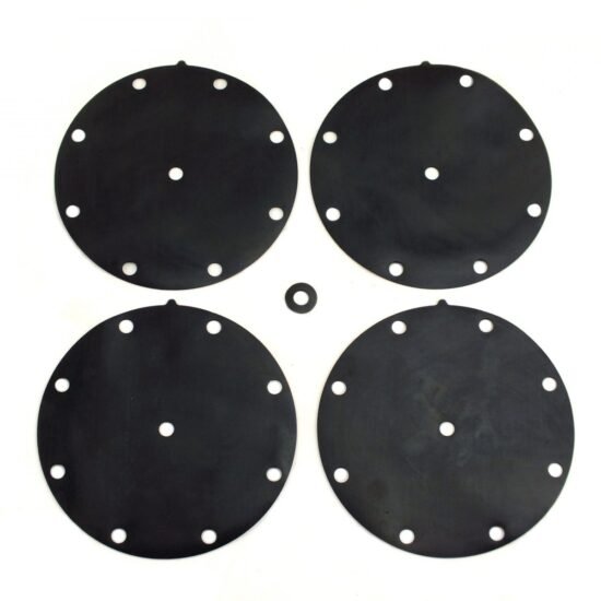 4X TATRA 613 Fuel Pump Diaphragm / Petrol Pump Membrane Set