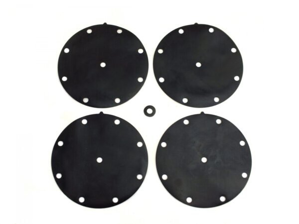 4X TATRA 613 Fuel Pump Diaphragm / Petrol Pump Membrane Set