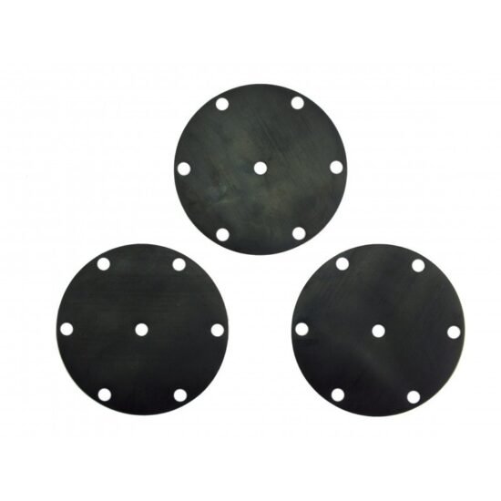 3X RENAULT 4CV Fuel / Petrol Pump Diaphragm / Membrane Set